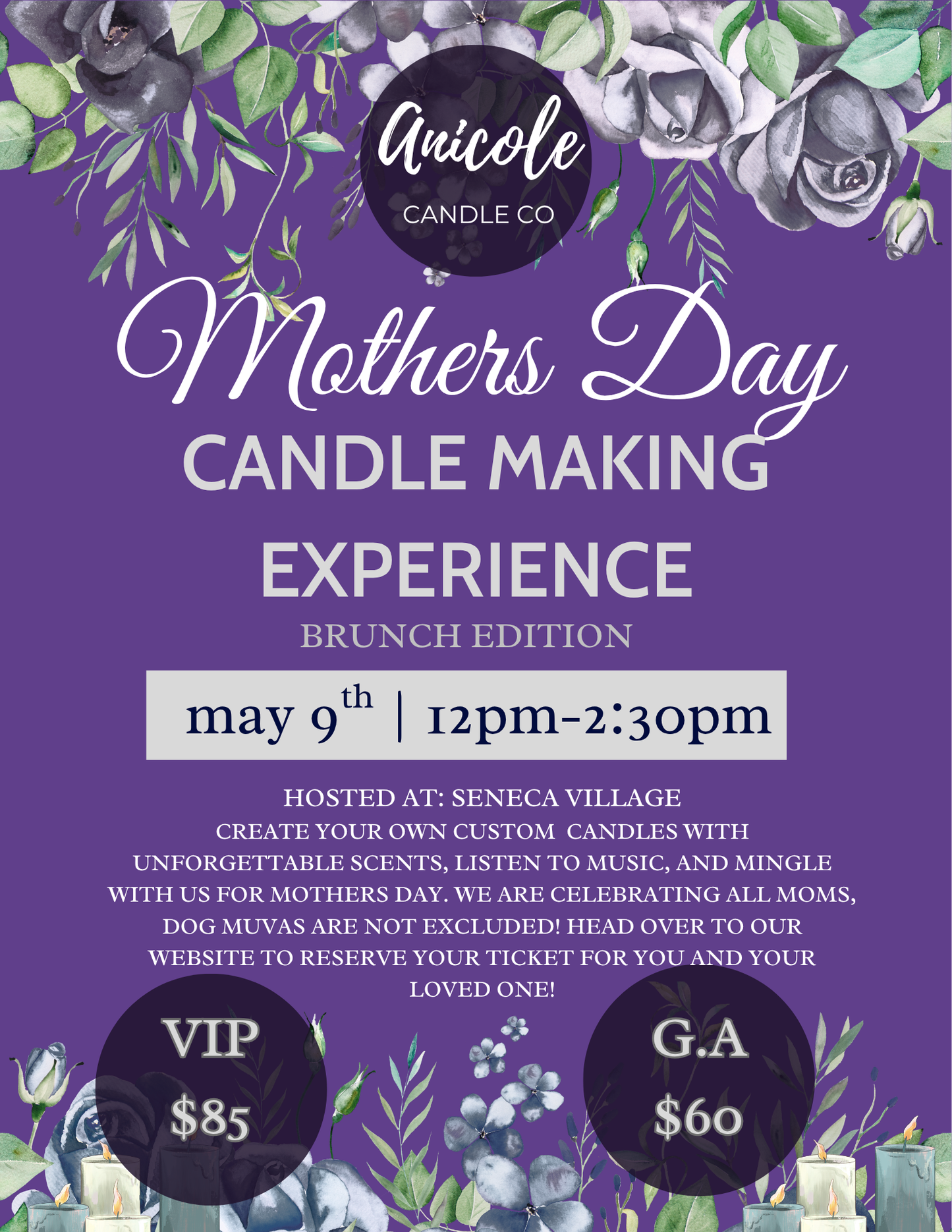 VIP Mothers Day - Luxury Candle Making Experience